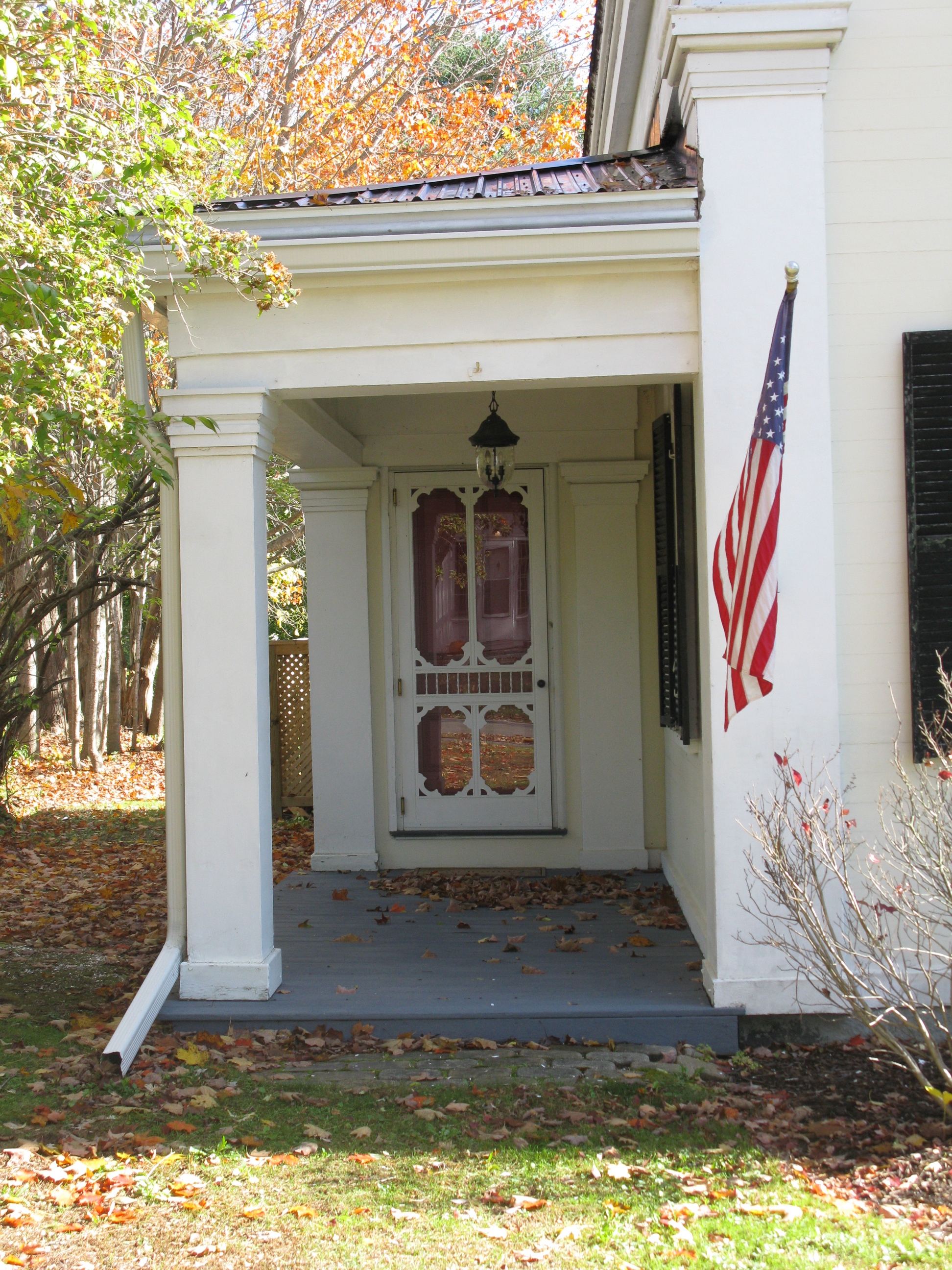 North porch entrance