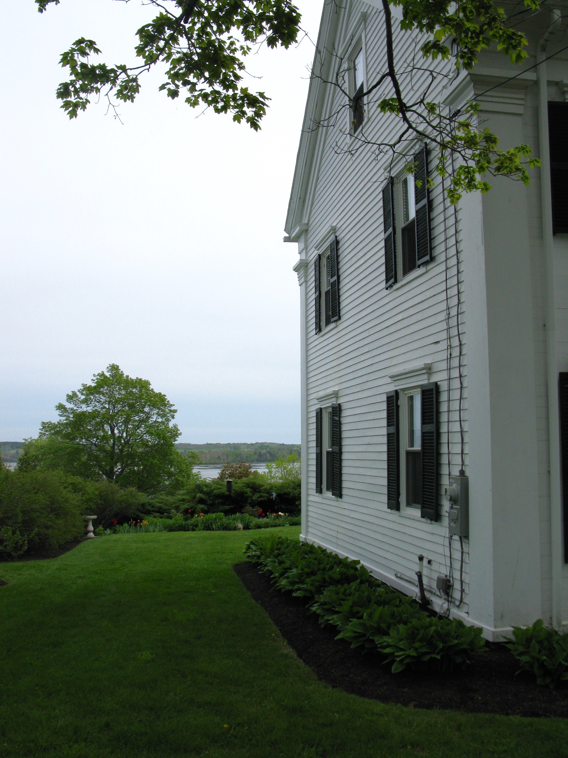 East facade with river view