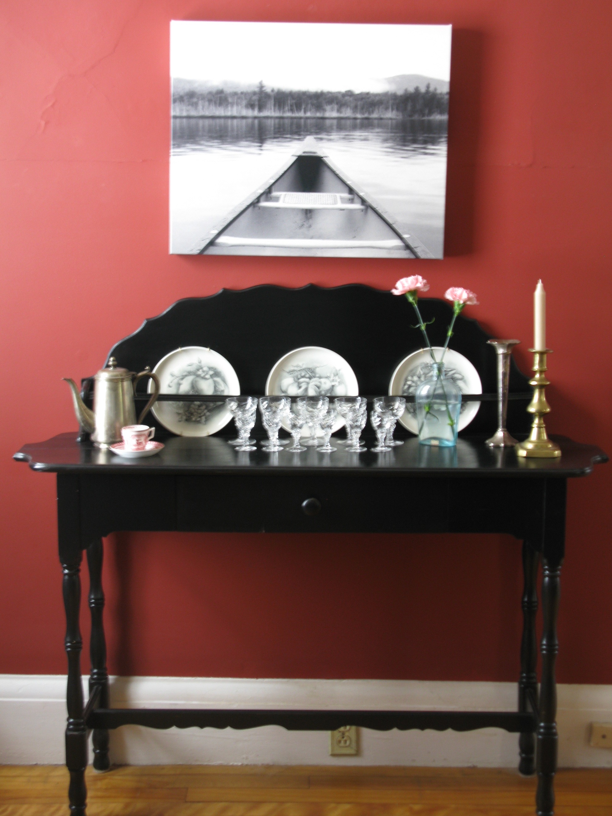 Dining room vignette