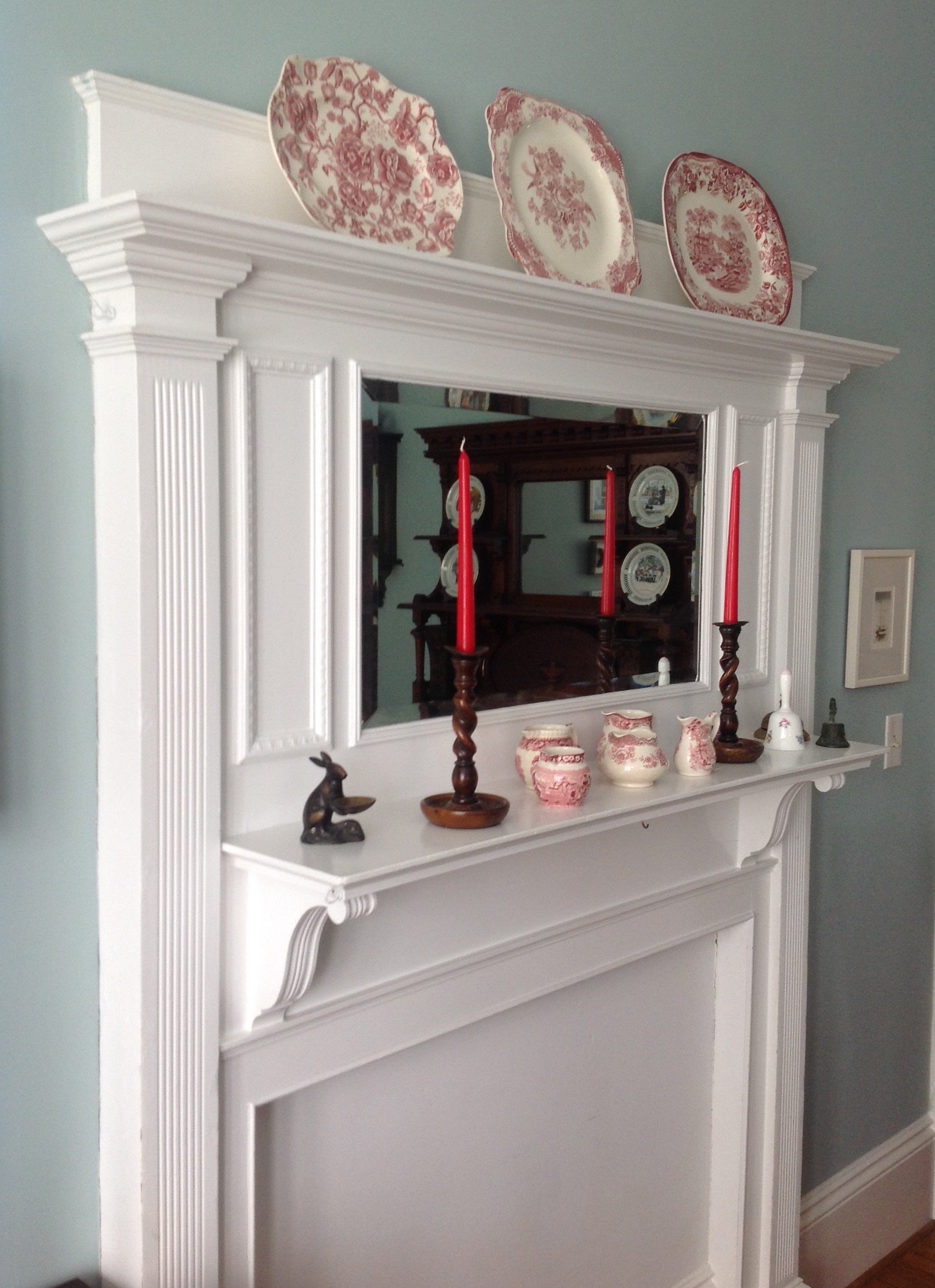 Dining Room Fireplace Mantel